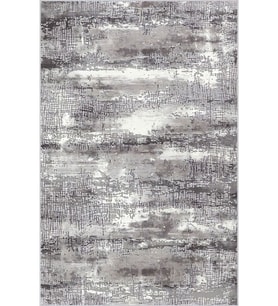 Eliana Home Baskılı, Yıkanabilir Kaymaz Taban Salon Halısı LNA0483 100x150 cm (Gri)