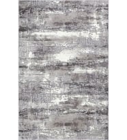 Eliana Home Baskılı, Yıkanabilir Kaymaz Taban Salon Halısı LNA0483 100x150 cm (Gri)