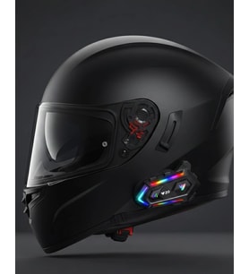 Yeni Nesil Bluetooth 5.3 Motosiklet Intercom Rgb Işıklı 1000M Mesafeli