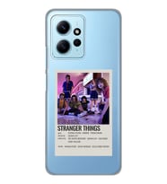Redmi Note 12 4G Uyumlu Stranger Things Minimalist Poster Desenli Şeffaf Telefon Kılıfı