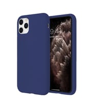 Apple iPhone 11 Pro Max İnce Mat Silikon Kılıf Lacivert