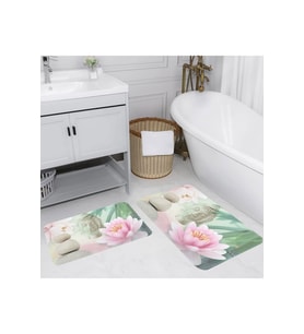 Eliana Home Baskılı 2'li Banyo Paspas Takımı RVG5063
