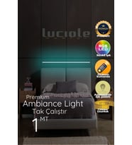 Şerit LED Led abajur ışık uzaktan kumandalı RGB 4 animasyon 16 renk