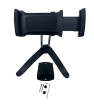 360 Derece Dönebilen Mutfak Masaüstü Telefon Tablet Tutucu Ayarlanabilir Esnek Ayaklı Metal Gövdeli (5343)