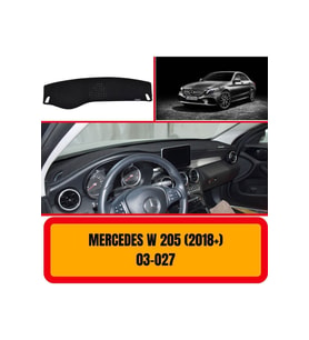 Mercedes -benz W205 2018 Ön Örtüsü Göğüs Panel Torpido Koruma Koruyucu Kılıfı Halısı Yedek Parça