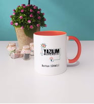 Yazılım Mühendisi Kupa Bardak Turuncu