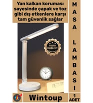 #Lamba Şarjlı 40 Led Çalışma Ayarlanabilir Renk Tonu Parlaklık Okuma Işığı Kademeli Masa Lambası