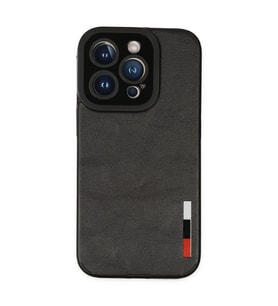 Apple İphone 14 Pro Kılıf Loop Deri Silikon - Siyah