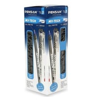 Tükenmez Kalem Siyah Renk 12 Adet 0.7mm Pensan My-Tech Tükenmez Kalem 0.7mm Siyah 12 Adet Pensan 2240