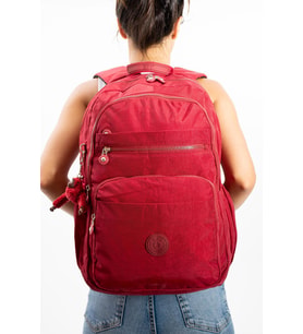 Ultra Hafif Çok Cepli Su Geçirmez Sırt Çantası Unisex Kırmızı (Model: 571-1B)