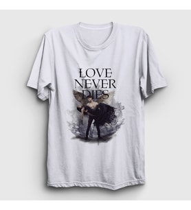 Presmono Unisex Beyaz Daniel Grigori Dizi Fallen T-Shirt 484571tt