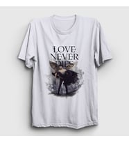 Presmono Unisex Beyaz Daniel Grigori Dizi Fallen T-Shirt 484571tt