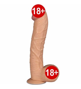 Agorshop Realistic Dildo 33 cm Dev Realistik Büyük Penis