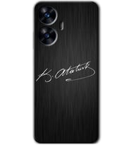 Realme C55 Kılıf HD Desen Baskılı Kılıf - İmza Atatürk