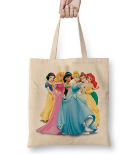 Disney Princesses Are Humans After All 04 Bez Çanta Uzun Saplı