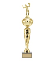 ODAK KUPA - Figürlü Kupalar - Voleybol Kadın Figürlü Kupalar FG-075 A - 55 cm