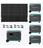 ANTFEA F3600 Ultra + 4 adet BF3600 Backup Batarya + 12 adet 400W Paneli + 2 Paralelleme Kablosu