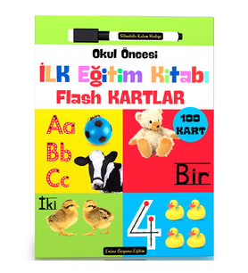 Okul Öncesi İLK Eğitim Kitabı (Laminasyonlu Flash Kartlar)