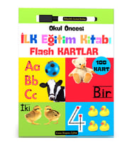 Okul Öncesi İLK Eğitim Kitabı (Laminasyonlu Flash Kartlar)