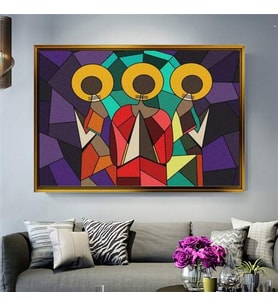 Altın Çerçeveli dekoratif tablo l998 (Gold)