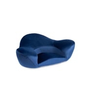 Ergonomik Yoga / Vücut Destek Minderi Kadife Kumaş (Lacivert)