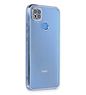 Durukar® Redmi 9C Kılıf Lensli Silikon - Açık Mavi