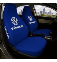 Volkswagen Araç Ön ve Arka Koltuk Kılıfı – Penye Oto Servis Koruma Kılıfı (Mavi)