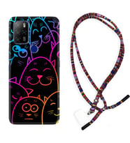 Omix X300 X500 X400 X600 X700 Kılıf Boyun Asklı Rasta Silikon Neon Cats 1790