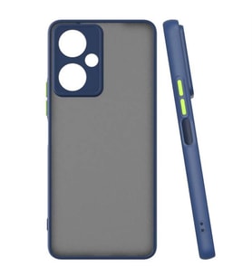 Coverzone Tecno Camon 19 Pro ile uyumlu K?l?f Hux Kapak ??k ve Dekoratif Model Toz Kir ve Darbelere Kar?? Koruma Y�kseltilmi? Kenarlar ile Ekstra Koruma Lacivert