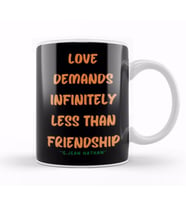 Friendship Quotes DAY ideas LOVE gift George Jean Nathan Kupa Bardak Porselen