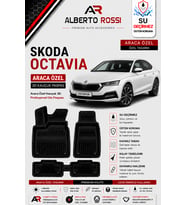 SKODA OCTAVIA MK2 2004 - 2013 Araca Özel Kauçuk 3D Profesyonel Oto Paspası