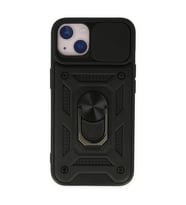 İphone 14 Pars Lens Yüzüklü - Siyah