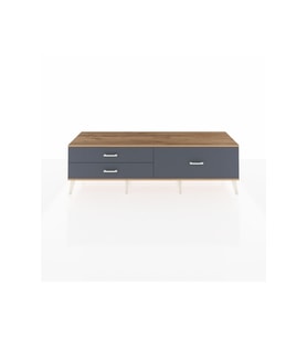 Hyperion TV Ünitesi 3 Çekmeceli  176x44x51 Antrasit-Çam/Antrasit