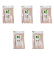 Roll-Up Doğaya Dönüş Ekolojik Doğal Doğa Dostu %100 Ahşap Bıçak - 16 Cm. - 50'li 5 Paket