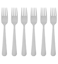 Tatlı çatalı, paslanmaz çelik, 16 cm, 6 adet