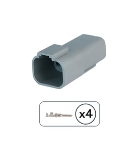 DT04-4P Dişi Konnektör 4 Pin Kablosuz