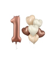 KARAMEL RENK YAŞ BALON SET