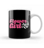 Flower Girl Adorable Wedding Ceremony Cute Flowery Kupa Bardak Porselen