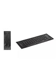 Hadron HDX8256 Klavye Sticker Yapışkanlı Tuş Takımı Türkçe Q Dizilim - Siyah - 1 ADET