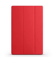 Lexroo Galaxy Tab S9 FE Plus Smart Cover Standlı 1-1 Kılıf - Kırmızı