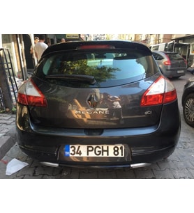 Renault Megane Uyumlu 3 Spoiler (Fiber)