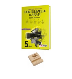 KafaDengi 5. Sınıf Fen Bilimleri Soru Bankası ve Telefon Standı