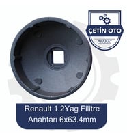 Renault 1,2 Yağ Filitre Anahtarı 6X63.4Mm
