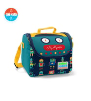 Coral High Kids Lacivert Çivit Robot Desenli Thermo Beslenme Çantası 22863
