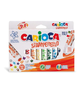 Carioca Stamperello Mühürlü Keçeli Boya Kalemi 12'li 