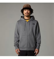 M SIMPLE DOME FULL ZIP HOODIE GREY