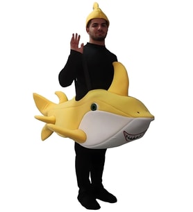 Baby Shark Kostümü Yetişkin Sarı