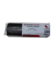 GNR Endüstriyel Jumbo Çöp Torbası Poşeti - 2 Kat - Siyah - 400 Gr. - 80x110 Cm. - 10 Adetlik 1 Rulo