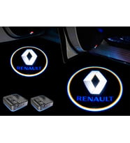RENAULT Araçlar İçin Pilli Yapıştırmalı Kapı Altı Led Logo