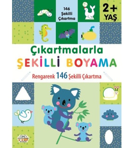 Çıkartmalarla Şekilli Boyama 2 Yaş Üstü